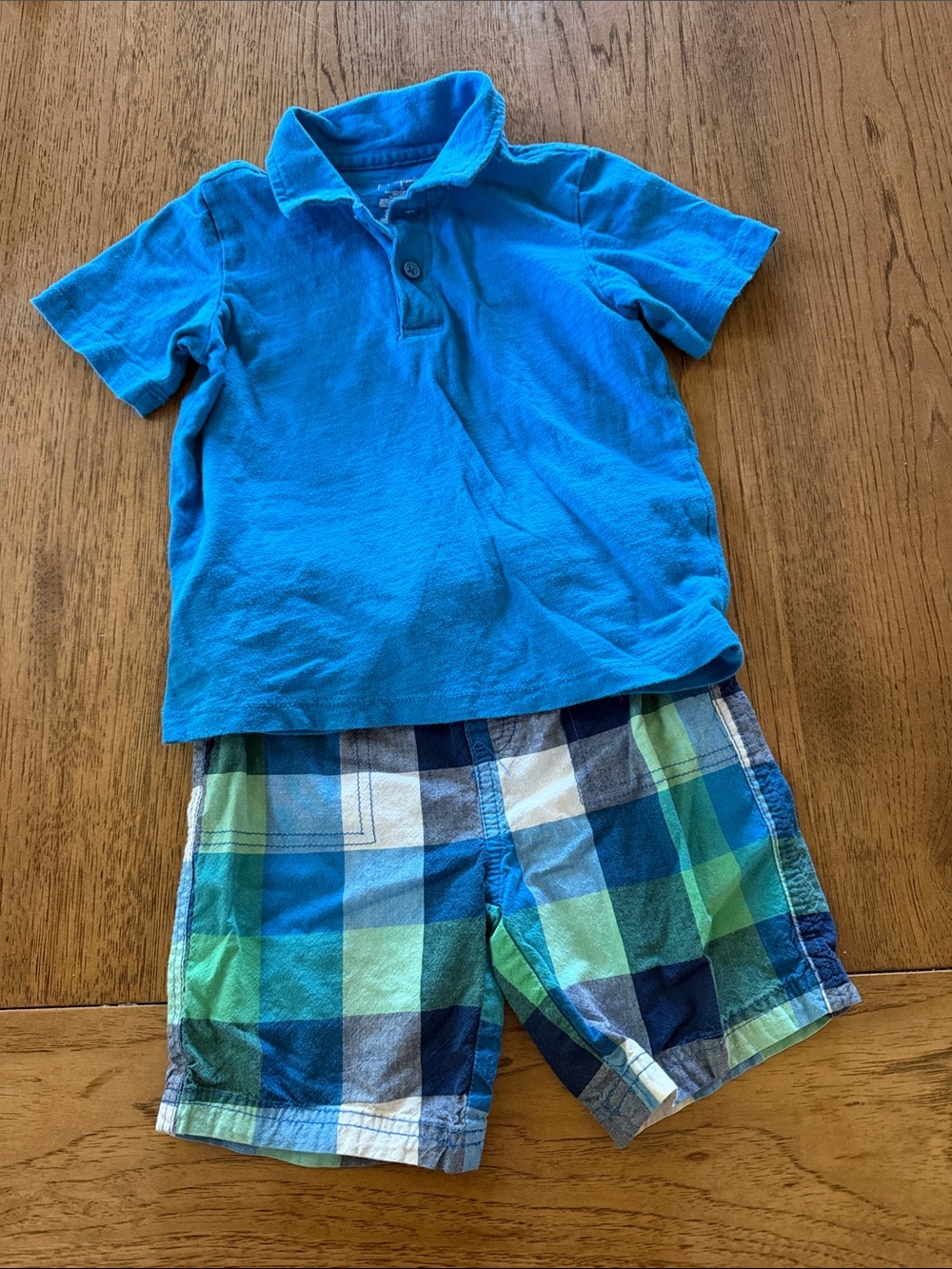 first impressions boys 3T matching plaid